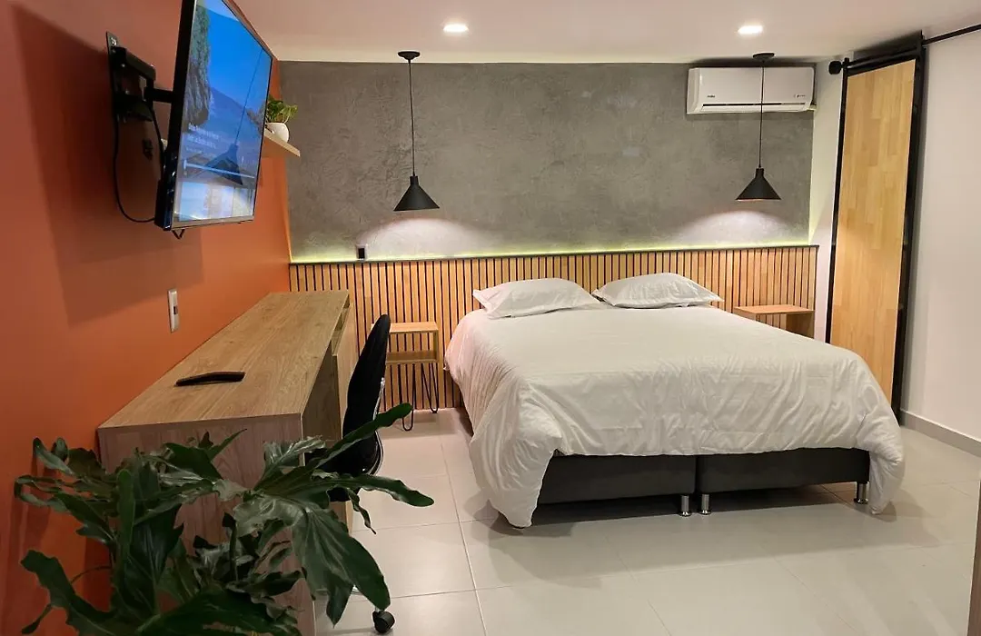Agradable Y Moderno Aparta Estudio Con Aire Acondicionado-1
