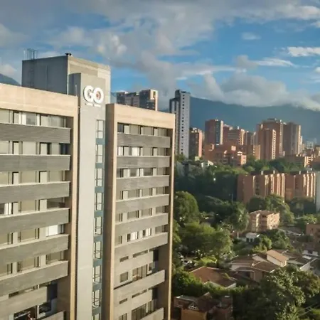 Top Floor Studio! Poblado, A/C, Coworking, Gym 1416-3