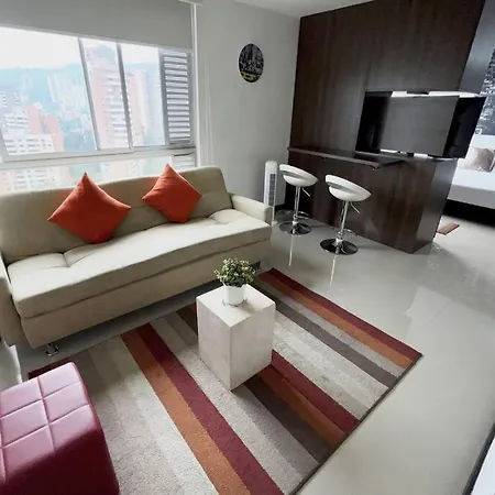 Gorgeous Studio Apt El Poblado. Best Area In Mde-2