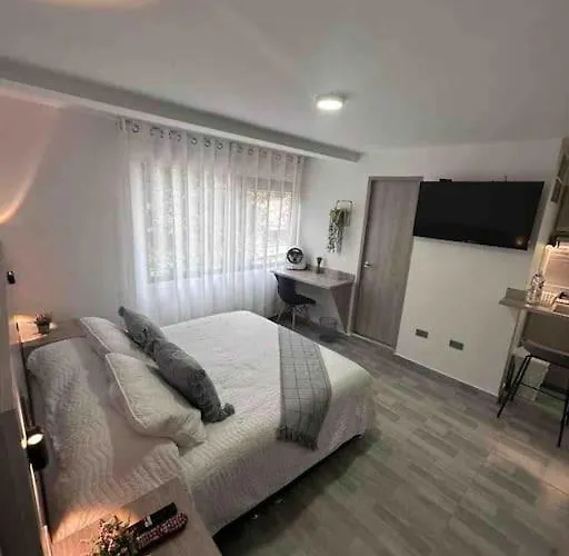 Haustierfreundliches Ferienwohnung 302 Centrico, Moderno Aparta Estudio Medellín