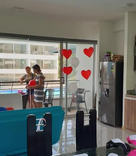 Haustierfreundliches Ferienwohnung Apartasol En San Jeronimo Medellín